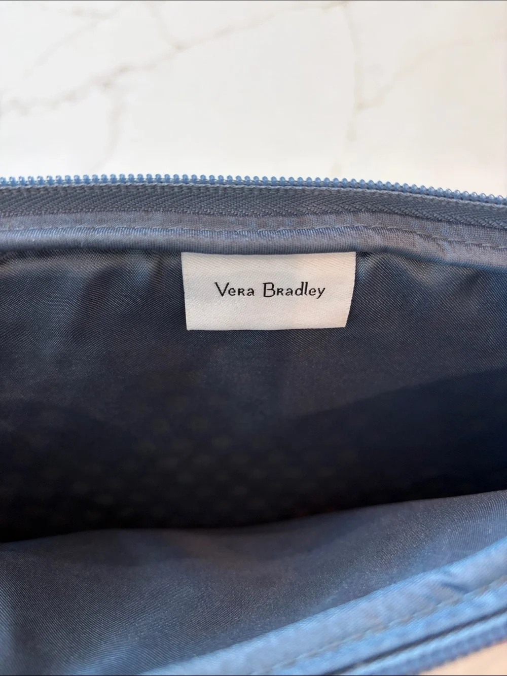Vera Bradley Quilted Laptop Sleeve in Navy, Red & Mint Floral